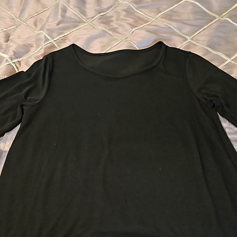 🕷black long sleeve lace